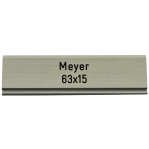 Briefkastenschild Meyer 63 x 15 mm