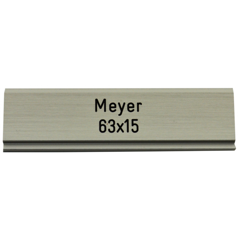 Briefkastenschild Meyer 63 x 15 mm