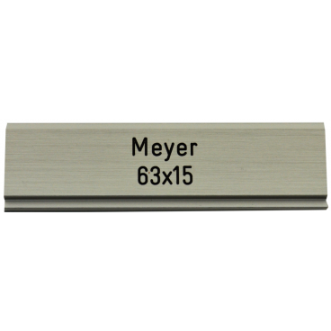 Briefkastenschild Meyer 63 x 15 mm