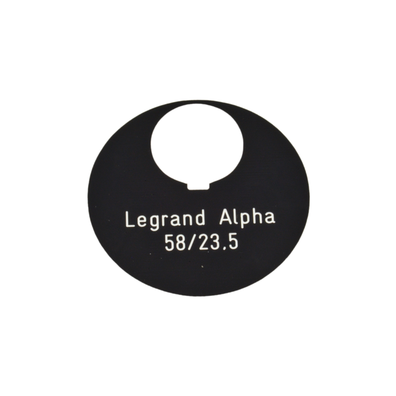 Briefkastenschild Legrand Alpha 58 x 23.5 mm