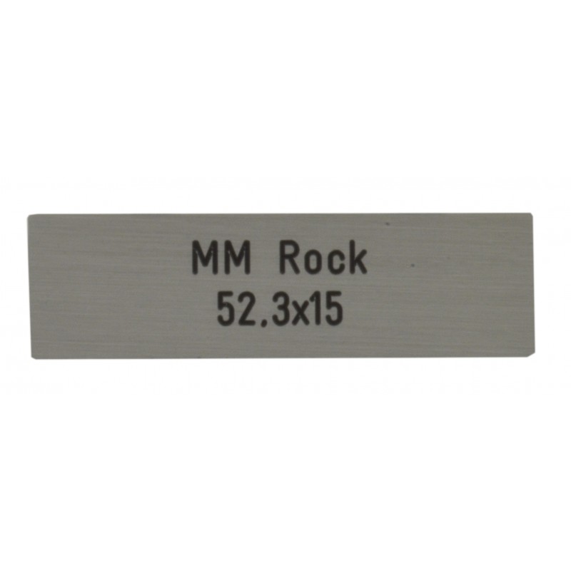 Briefkastenschild MarcMetall Rock 52.3 x 15 mm