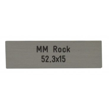 Letterbox Plate MarcMetall Rock 52.3 x 15 mm
