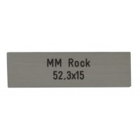 Briefkastenschild MarcMetall Rock 52.3 x 15 mm
