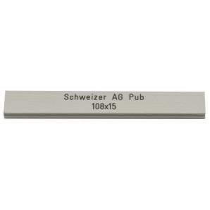Briefkastenschild Schweizer AG 108 x 15 mm