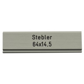 Briefkastenschild Stebler 64 x 14.5 mm