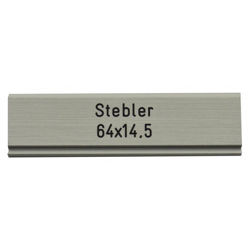 Briefkastenschild Stebler 64 x 14.5 mm