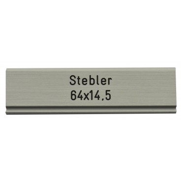 Briefkastenschild Stebler 64 x 14.5 mm