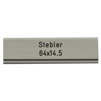 Briefkastenschild Stebler 64 x 14.5 mm