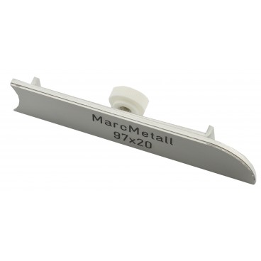 Briefkastenschild MarcMetall 97 x 20 mm