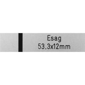 Klingelschild Esag 53.3 x 12 mm