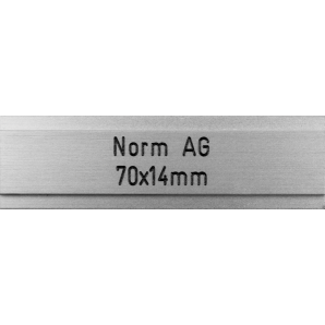 Briefkastenschild Norm AG 70 x 14 mm