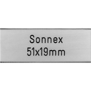 Klingelschild Sonnex 51 x 19 mm