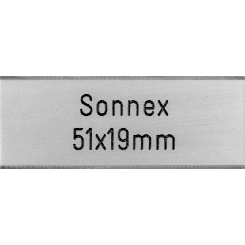 Klingelschild Sonnex 51 x 19 mm