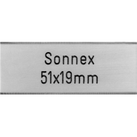 Klingelschild Sonnex 51 x 19 mm