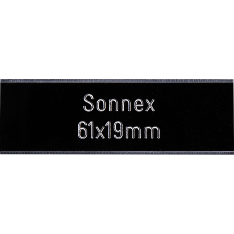 Klingelschild Sonnex 61 x 19 mm matt