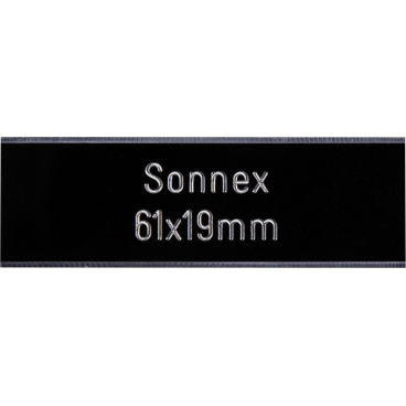 Klingelschild Sonnex 61 x 19 mm matt