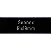 Klingelschild Sonnex 61 x 19 mm matt
