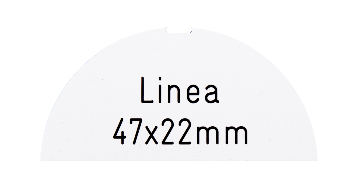 Klingelschild Linea 47 x 22 mm