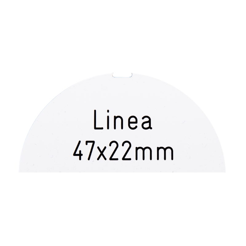 Klingelschild Linea 47 x 22 mm