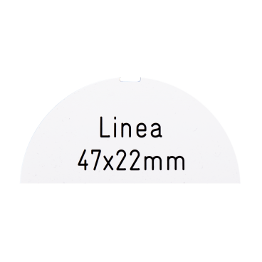 Klingelschild Linea 47 x 22 mm