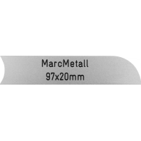Briefkastenschild MarcMetall 97 x 20 mm