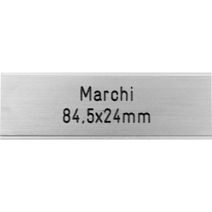 Briefkastenschild Marchi 84.5 x 24 mm