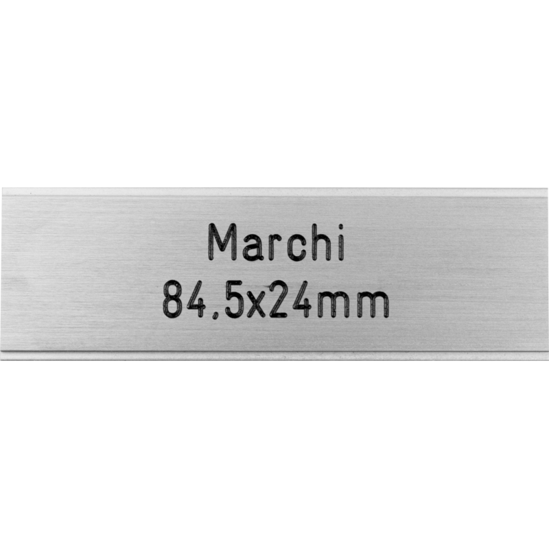 Briefkastenschild Marchi 84.5 x 24 mm