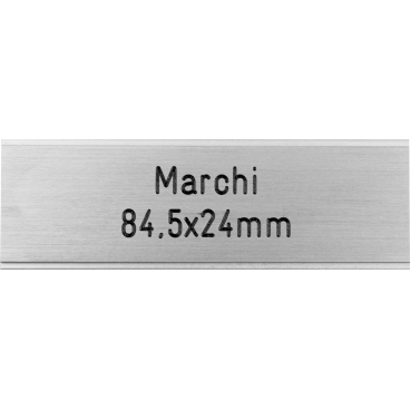 Briefkastenschild Marchi 84.5 x 24 mm