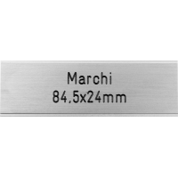 Briefkastenschild Marchi 84.5 x 24 mm