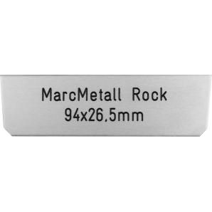Briefkastenschild MarcMetall Rock 94 x 26.5 mm