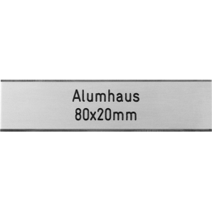 Letterbox Plate Alumhaus -...