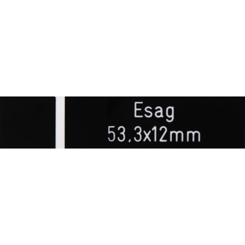 Klingelschild Esag schwarz 53.3 x 12 mm