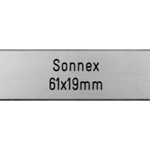 Klingelschild Sonnex 61 x 19 mm