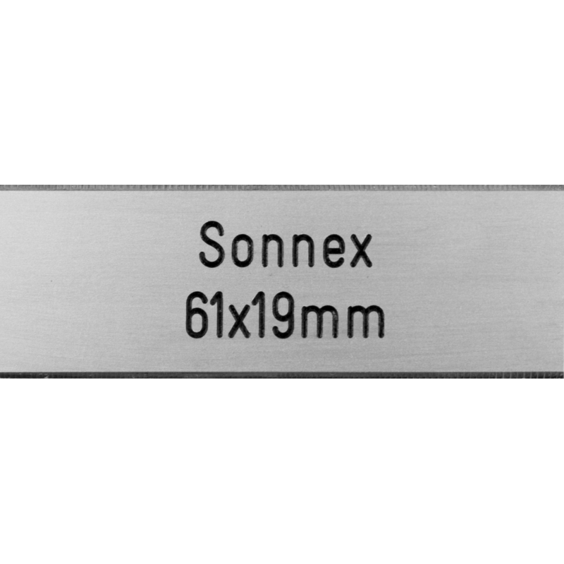 Klingelschild Sonnex 61 x 19 mm