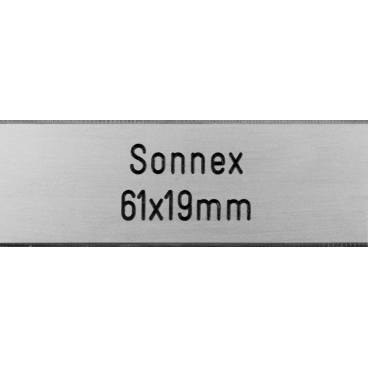 Klingelschild Sonnex 61 x 19 mm