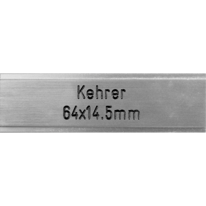 Briefkastenschild Kehrer 64 x 14.5 mm