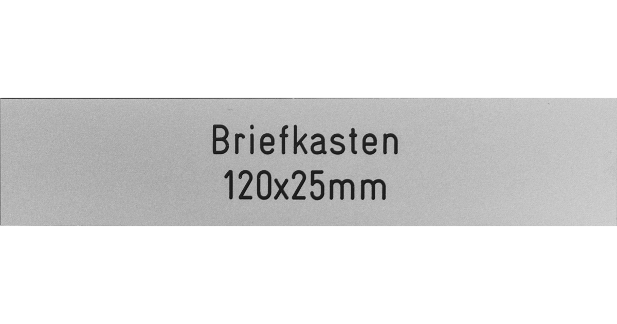 Briefkasten 120x25mm