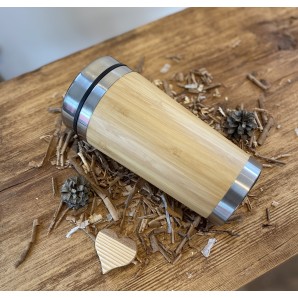 Isolierbecher 400ml aus Bambus