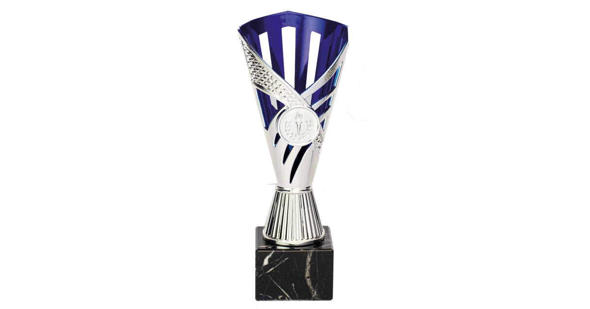 Pokal Jungfrau Blau