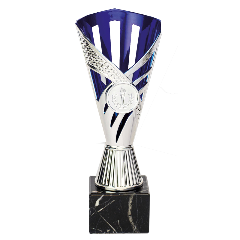 Pokal Jungfrau Blau
