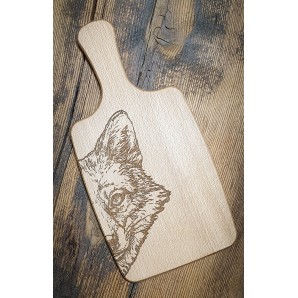Cutting Board with Handle FOX