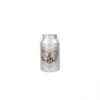 Milk Can Laterne «Les Amoureux»