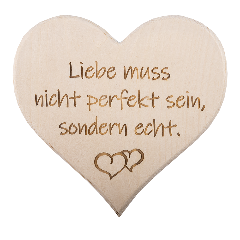 Liebe muss nicht perfekt sein...